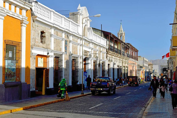 Altstadtstraße in Arequipa