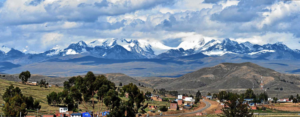 Die Cordillera Real bei La Paz.