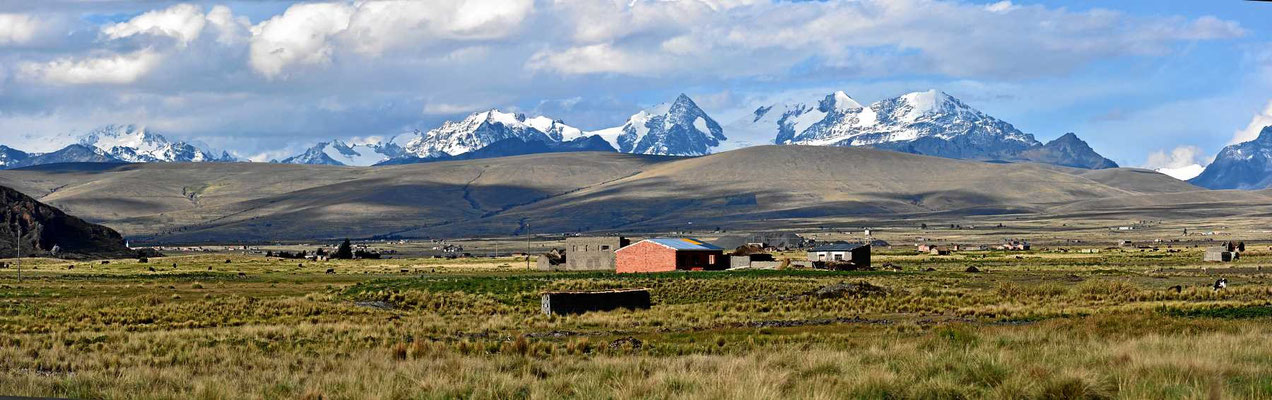 Die Cordillera Real bei La Paz.