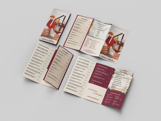 Folder Wein Freund's Lokal