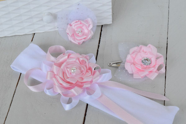 bandeau bébé baptême