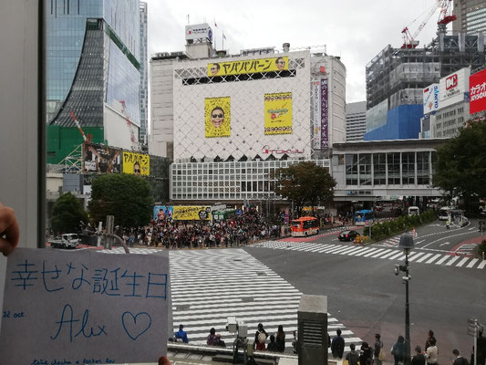 Joyeux anniversaire Alix à Shibuya