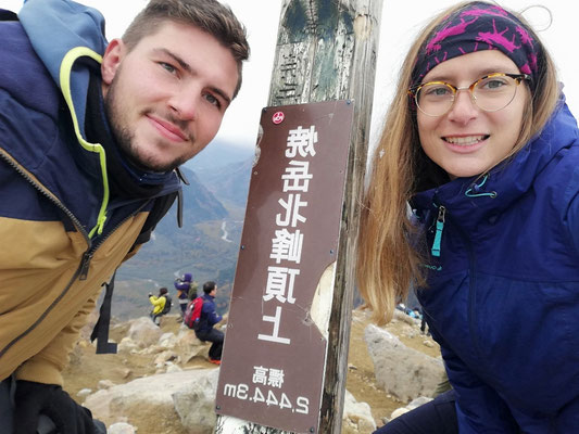 Sommet du Mont Yake Dake (2444m)