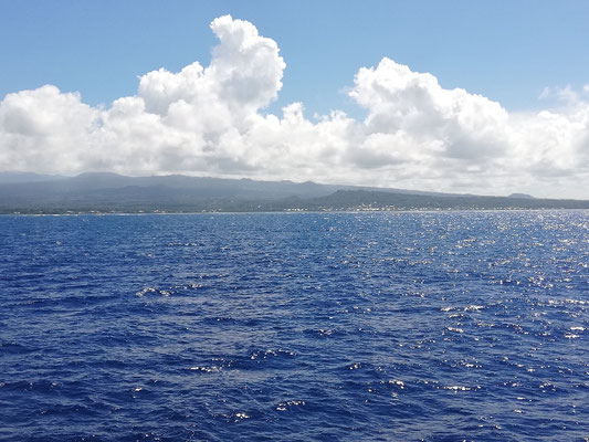 Au loin, l'île de Savaii