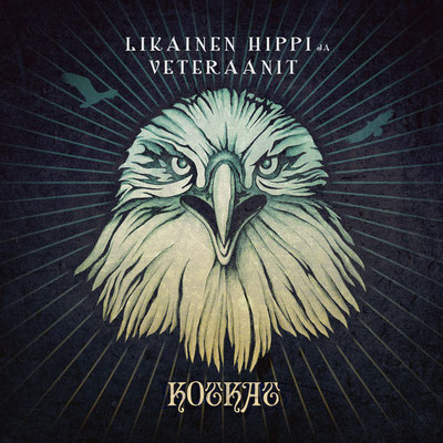  Likainen Hippi & Veteraanit - kansikuva (lyijykynä & viimeistely koneella)