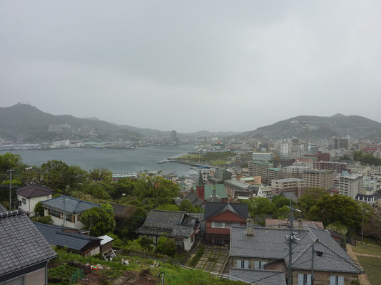 uitzicht over Nagasaki