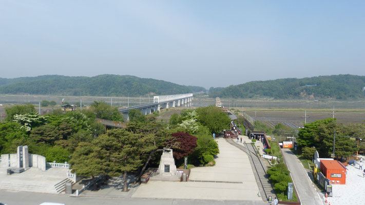 uitzicht vanuit Imjingak park