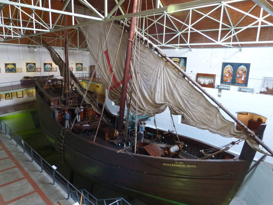 Replica van het schip van Bartholomeus Diaz, die als eerste rond de Kaap voer