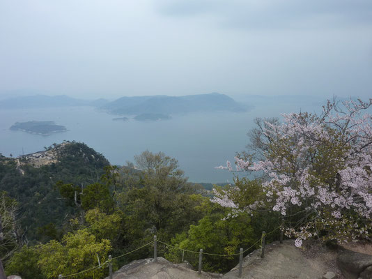 Uitzicht over de Japanse binnenzee