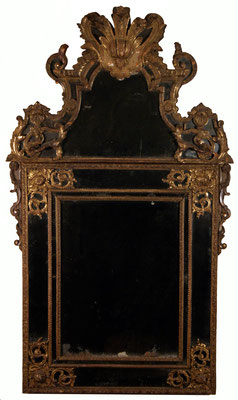 Adjugé 17 215 € - MIROIR à parecloses, époque Régence, 186 x 109 cm