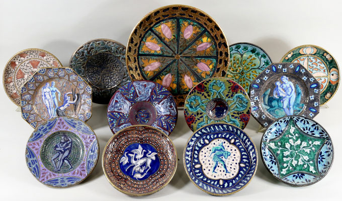 Adjugé 31 370 € - Collection de faiences par André METTHEY