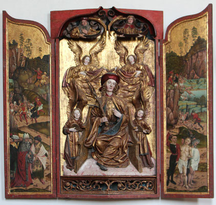 Achatius-Altar  in der Reichersdorfer Kirche