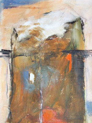 Irene Welberts, Titel: o. T., 2015, Technik: Acryl, 60 x 50 cm (mit Rahmen)
