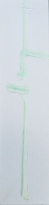 Aloys Cremers, Titel: o. T., 2011, Technik: Acryl auf Leinwand, 120 x 30 cm