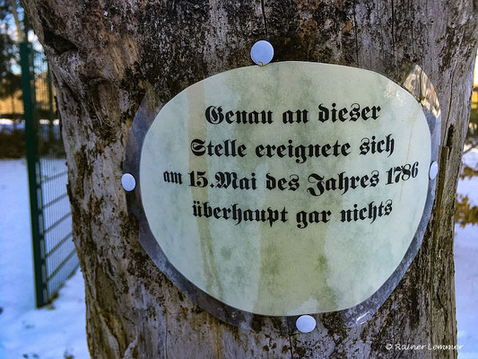 Rein gar nix passierte an diesem Tag
