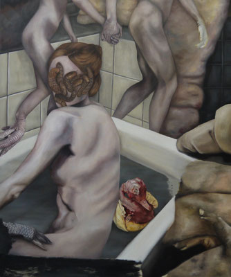 The Cold War Is Far From Over VIII | No One To Come . 2014 . 120x100 . oil on canvas