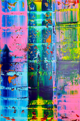 KERSTIN SOKOLL, Verschmelzung der Elemente, 2024, S023, 120 x 80 cm, SOLD