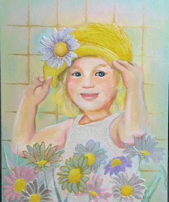 Candy Flower／oil on panel・F3(273×220)・2026