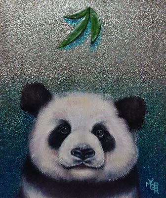 PANDA & BAMBOO／oil on canvas・F3(273×220)・2023