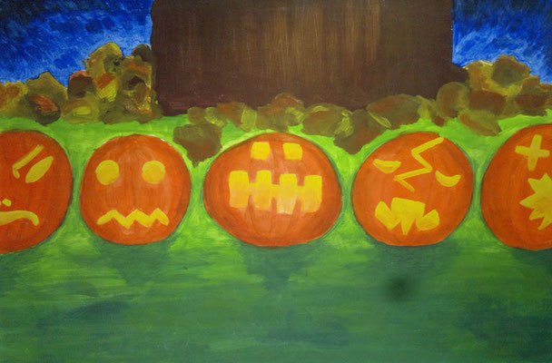 Halloween: Acryl│ 100x70cm│ 2012