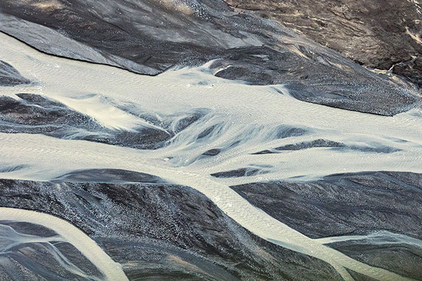 Vues aérienne des sables noirs