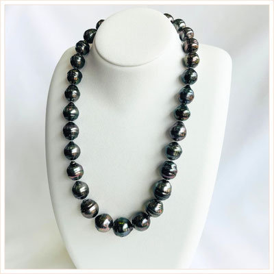 黒蝶真珠サークル系 12.0mm-14.5mm