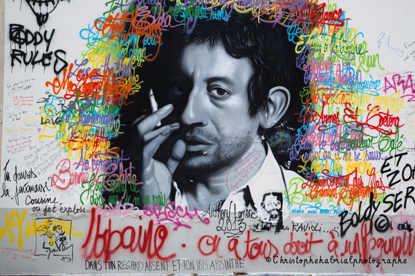 Graff maison de Serge Gainsbourg - Paris VII