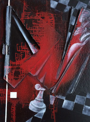 Schachmatt 80 x 60 cm