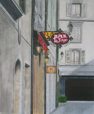 Blaue Stunde 120 x 80 cm