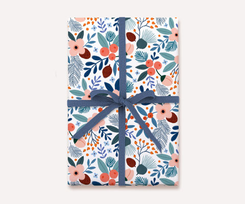Geschenkpapier – Winterblumen
