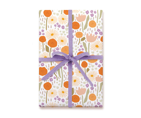 Geschenkpapier – Ilma - Orange