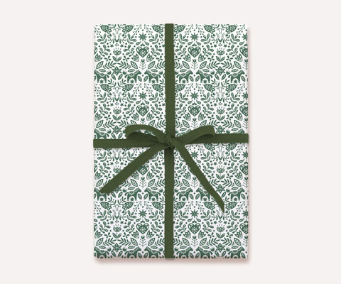 Geschenkpapier – Dala Weihnacht Grün