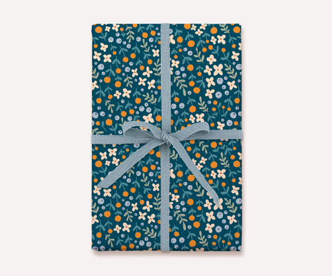 Geschenkpapier – Sommardröm - Petrol