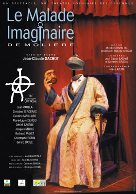 Création affiche spectacle : "Le malade imaginaire" de Molière • © Récréacom, Christophe Houlès graphiste