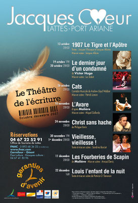 Création affiche théâtre : Théâtre Régional Jacques Cœur • © Récréacom, Christophe Houlès graphiste