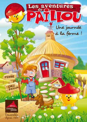Paillou à la ferme - Courtepaille - Illustration : Christophe Houlès