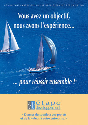 Plaquette commerciale • Annonceur : Etape développement / Toulon • © Récréacom, Christophe Houlès graphiste
