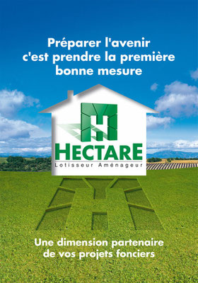 Plaquette de société • Annonceur : Hectare / Languedoc-Roussillon • © Christophe Houlès graphiste