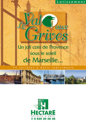 Plaquette de vente • Annonceur : Hectare / Languedoc-Roussillon • © Christophe Houlès graphiste