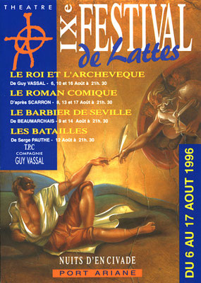 Création affiche : Festival de Lattes • © Récréacom, Christophe Houlès graphiste