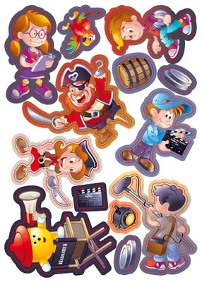 Paillou au studio de cinéma - Courtepaille - Illustration : Christophe Houlès