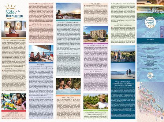 Carte touristique Archipel de Thau - Christophe Houlès/Récréacom