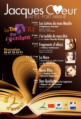 Création affiche théâtre : Théâtre Régional Jacques Cœur • © Récréacom, Christophe Houlès graphiste