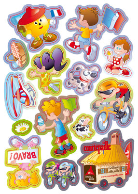 Paillou sur le Tour de France - Courtepaille - Illustration : Christophe Houlès