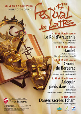 Création affiche : Festival de Lattes • © Récréacom, Christophe Houlès graphiste