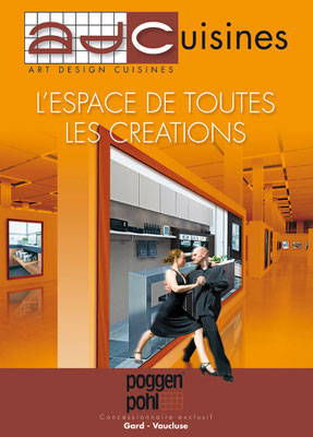 Plaquette commerciale • Annonceur : Cuisines ADC / Nîmes • © Récréacom, Christophe Houlès graphiste