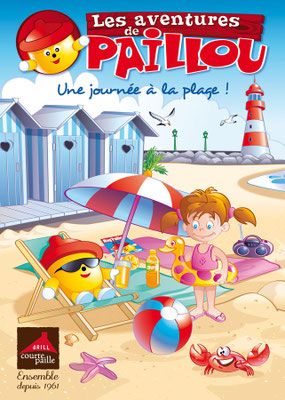 Paillou à la plage - Courtepaille - Illustration : Christophe Houlès