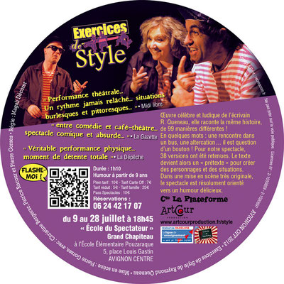 Avignon Off 2013 : Exercices de Style