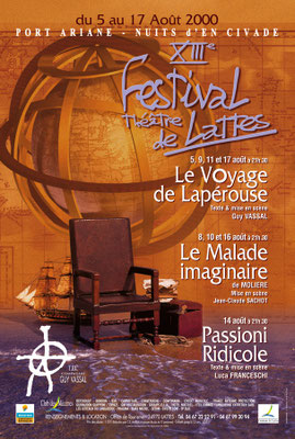 Création affiche : Festival de Lattes • © Récréacom, Christophe Houlès graphiste