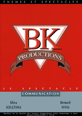 Catalogue BK Productions / Avignon • © Récréacom, Christophe Houlès graphiste
